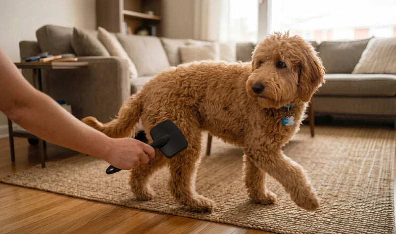 Why Does My Doodle Run Away From the Brush?