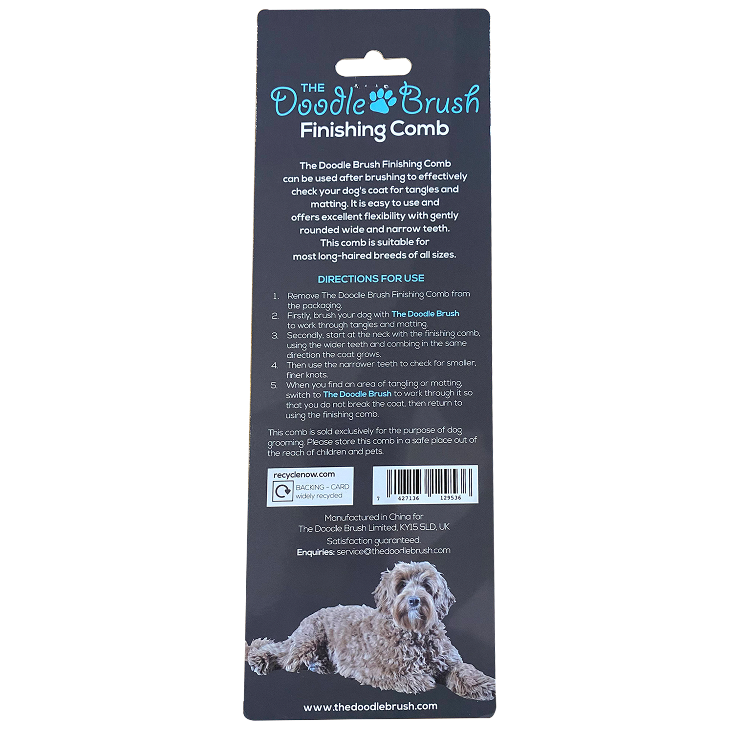 The Doodle Brush Finishing Comb